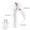 1PCS Acrylic Nail Clipper Stainless Steel Nail Tip Cutter Gel False Nail Trimmer Adjustable Nail Cuticle Edge Trimmer Nail Art Manicure Tools White view 2