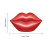 20Pcs Lip Mask Sheet,Red Cherry Moisturizing Plumping Lip Patches, Gel Treatment Lip Masks for Dry Lips Plump Lip Collagen Overnight Sleeping Lip Pads PatchesRed view 2