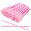 300 PCS Eyelash Extension Supplies Kit Disposable Micro Swab Brush Eyebrow Spoolies Lip Stick Brush Mascara Wand Applicator Makeup Brush Tool (Pink Sets) view 2