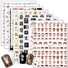 8 Sheets Animal Nail Art Stickers with 9 Sheets Thanksgiving Nail Art Stickers view 2