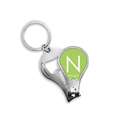 Chestry Elements Period Table Chalcogens Element Nitrogen N Fingernail Clipper Cutter Opener Key Chain Scissor