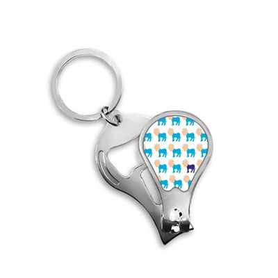 America Party Figure Repeat Donkey Democracy Fingernail Clipper Cutter Opener Key Chain Scissor