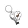 Animal Paper Break Shocks Fingernail Clipper Cutter Opener Key Chain Scissor view 1