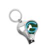 Height Giraffe Outline Neck Fingernail Clipper Cutter Opener Key Chain Scissor view 1