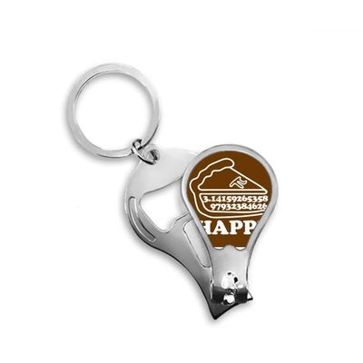 Happy Mathematics Calculates Pi Fingernail Clipper Cutter Opener Key Chain Scissor
