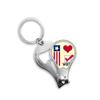 I Love Democratic Vote Election Fingernail Clipper Cutter Opener Key Chain Scissor view 1
