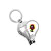 Children Day Pure Happy Art Deco Fashion Fingernail Clipper Cutter Opener Key Chain Scissor view 1