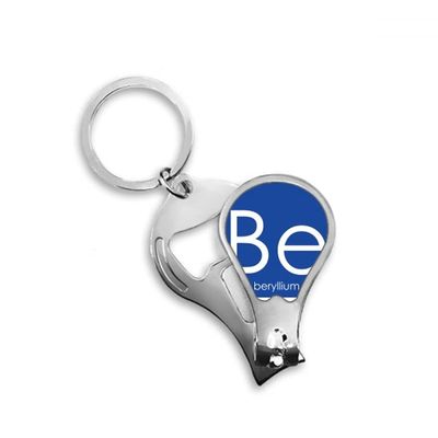 Chestry Elements Period Table Alkaline Earth Metal Beryllium Be Fingernail Clipper Cutter Opener Key Chain Scissor