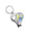 I Am from Tuvalu Art Deco Fashion Fingernail Clipper Cutter Opener Key Chain Scissor view 1