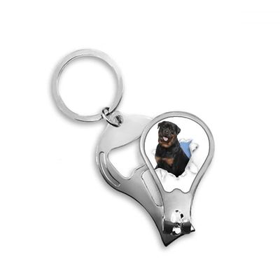 Animal Paper Break Shocks Bad Dogs Fingernail Clipper Cutter Opener Key Chain Scissor