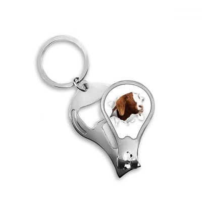 Animal Paper Breaking Shock Expressions Fingernail Clipper Cutter Opener Key Chain Scissor