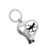 Arm Dinosaur Stick Art Deco Fashion Fingernail Clipper Cutter Opener Key Chain Scissor view 1