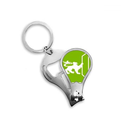 Divine Animals Abroad Cruel Ability Instructions Fingernail Clipper Cutter Opener Key Chain Scissor