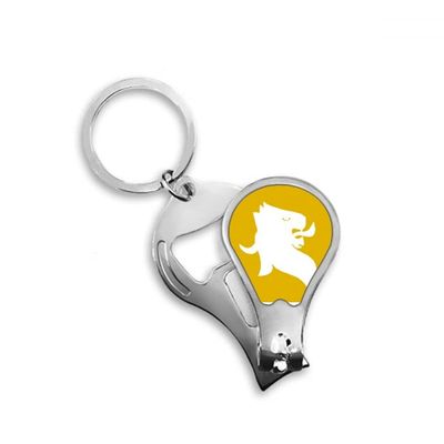 External Ferocious Ability Mane Fingernail Clipper Cutter Opener Key Chain Scissor