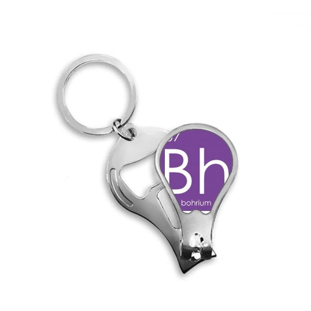 Chestry Elements Period Table Transition Metals Bohrium Bh Fingernail Clipper Cutter Opener Key Chain Scissor