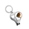 Animal Paper Break Shocks Lions Fingernail Clipper Cutter Opener Key Chain Scissor view 1