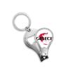 Greek European Map Myth Art Deco Fashion Fingernail Clipper Cutter Opener Key Chain Scissor view 1