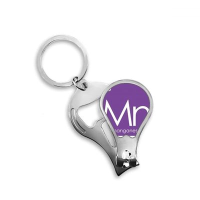 Chestry Elements Period Table Transition Metals Manganese Mn Fingernail Clipper Cutter Opener Key Chain Scissor