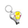 Game As Balance Dictates Art Deco Fashion Fingernail Clipper Cutter Opener Key Chain Scissor view 1