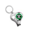 Happy New Year Day Happiness Fingernail Clipper Cutter Opener Key Chain Scissor view 1
