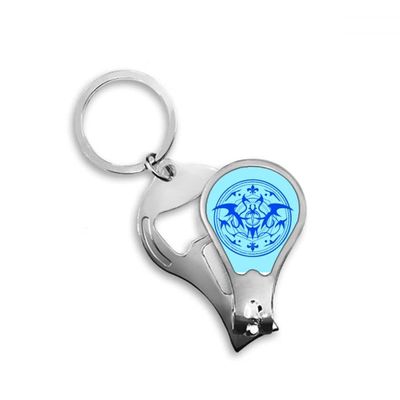 Bat Mattiness Method Print Fingernail Clipper Cutter Opener Key Chain Scissor