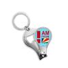I Am from Seychelles Art Deco Fashion Fingernail Clipper Cutter Opener Key Chain Scissor view 1
