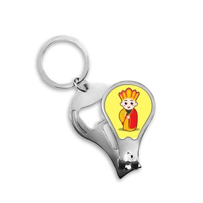 Shaveling Fingernail Clipper Cutter Opener Key Chain Scissor