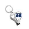 American State Flag Outline South Fingernail Clipper Cutter Opener Key Chain Scissor view 1