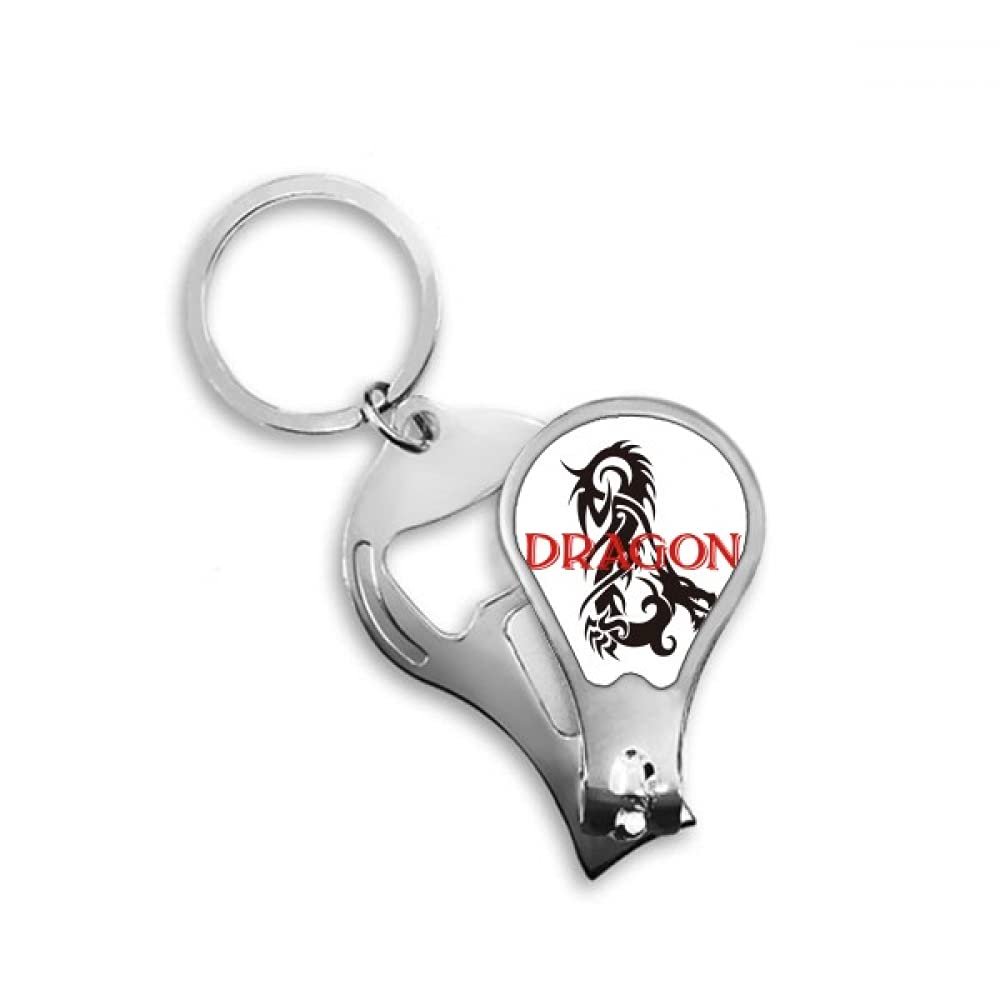 Animal Dragon Oriental Myth Western Myth Fingernail Clipper Cutter Opener Key Chain Scissor
