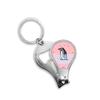 Animation Penguin Lovely Sign Fingernail Clipper Cutter Opener Key Chain Scissor view 1