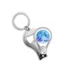 Abnormal Common Knowledge English Language Culture Fingernail Clipper Cutter Opener Key Chain Scissor view 1