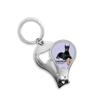Doberman Ferocious Ear Animal Fingernail Clipper Cutter Opener Key Chain Scissor view 1