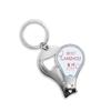 Golden City Guizhou Sign Art Deco Fashion Fingernail Clipper Cutter Opener Key Chain Scissor view 1