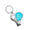 Chestry Elements Period Table Poor Metals Bismuth Bi Fingernail Clipper Cutter Opener Key Chain Scissor view 1