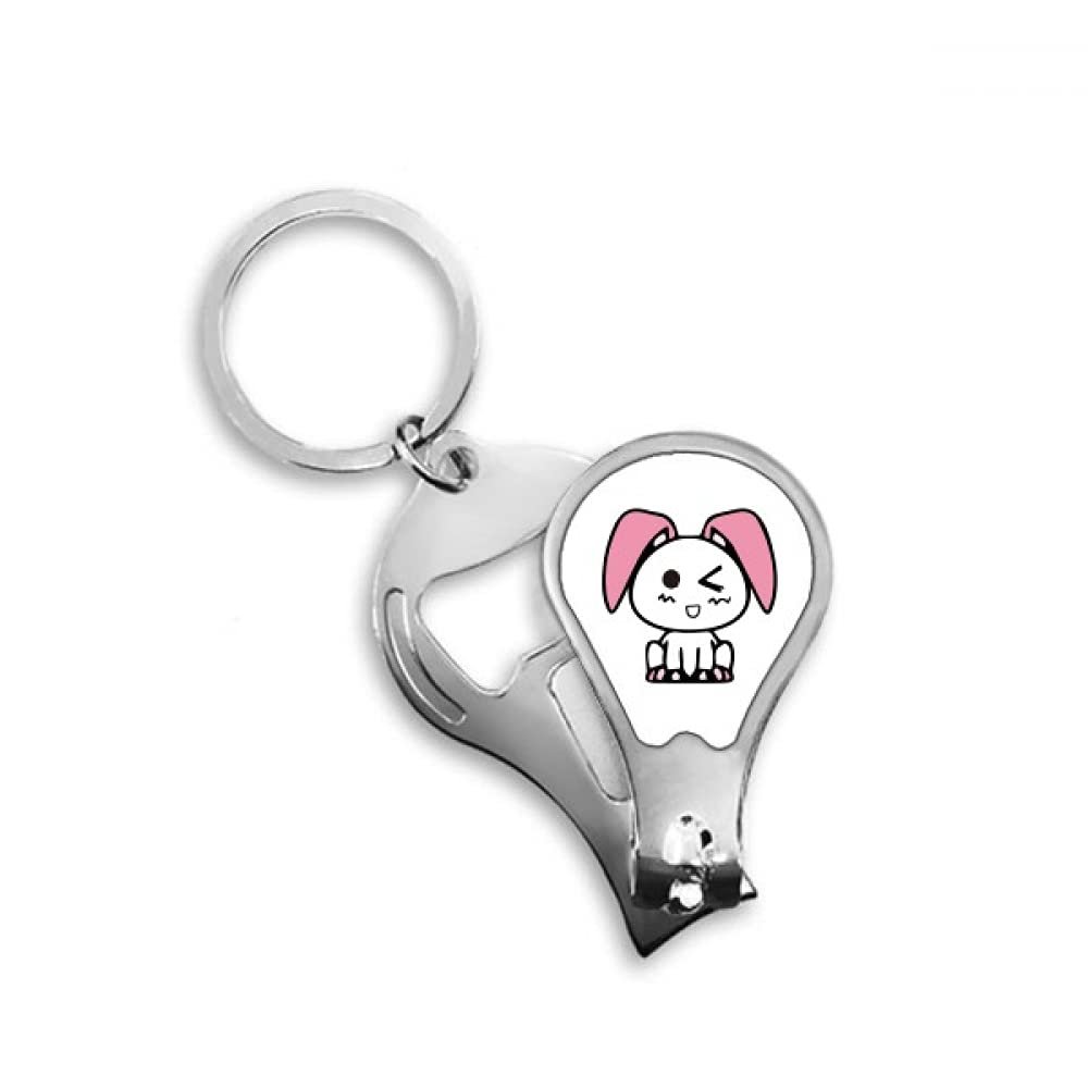 Animal Stickers Lovely Art Deco Fashion Fingernail Clipper Cutter Opener Key Chain Scissor
