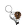 Elephant Teeth Independent Feet Fingernail Clipper Cutter Opener Key Chain Scissor view 1