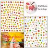 9 Sheets Thanksgiving Nail Art Stickers with 18 Sheets Colorful Nail Art Stickers view 4