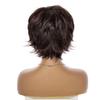 Women Straight Brown Wigs With Bangs Style 8 Inch Synthetic Hair Wig Mixed Short Natural Hair For Cosplay ZY-122 8inches 1 PC view 4