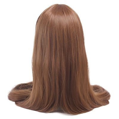 60Inch 150Cm Long Women Cosplay Wigs 7 Colors Straight Beige Black Blonde Synthetic Hair Halloween Cosplay Wig Brown 60inches
