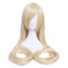 60Inch 150Cm Long Women Cosplay Wigs 7 Colors Straight Beige Black Blonde Synthetic Hair Halloween Cosplay Wig Brown 60inches view 2