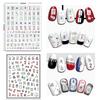 6 Sheets Mahjong Nail Art Stickers with 8 Sheets Heart Nail Art Stickers view 4