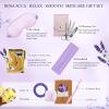 Valentines Day Gifts for Women, 30Pcs Skin Care Set, Bath & Body Gift Set, Face Cream, Essential Oil, Scented Candle, Serum, Lavender Scented, Spa Birthday Gifts, Mother's Day Gift, Christmas view 4