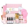 Christmas Gifts for Women, Spa Gifts 28pcs Rose Facial Skin Care Set for Women, Face Cream, Bath Oil, Serum, Shower Accessories - Bath and Body & Facial Kit - Birthday, Valentine's, Bridal Shower view 1