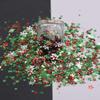 10 Grams/Pack - Christmas Holiday Snowflake Star Mixes Series Glitter - Festival Rave Beauty Makeup Face Body Nail Art Craft Tumbler Decoration CH143 view 1