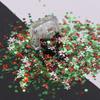 10 Grams/Pack - Christmas Holiday Snowflake Star Mixes Series Glitter - Festival Rave Beauty Makeup Face Body Nail Art Craft Tumbler Decoration CH143 view 2