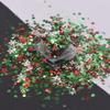 10 Grams/Pack - Christmas Holiday Snowflake Star Mixes Series Glitter - Festival Rave Beauty Makeup Face Body Nail Art Craft Tumbler Decoration CH143 view 3