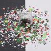 10 Grams/Pack - Christmas Holiday Snowflake Chunky Mixes Series Glitter - Festival Rave Beauty Makeup Face Body Nail Art Craft Tumbler Decoration CH144 view 1