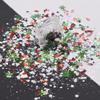 10 Grams/Pack - Christmas Holiday Snowflake Chunky Mixes Series Glitter - Festival Rave Beauty Makeup Face Body Nail Art Craft Tumbler Decoration CH144 view 2