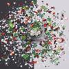 10 Grams/Pack - Christmas Holiday Snowflake Chunky Mixes Series Glitter - Festival Rave Beauty Makeup Face Body Nail Art Craft Tumbler Decoration CH144 view 4
