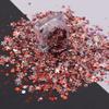 10 Grams/Pack - Christmas Holiday Snowflake Chunky Mixes Series Glitter - Festival Rave Beauty Makeup Face Body Nail Art Craft Tumbler Decoration CH140 view 3